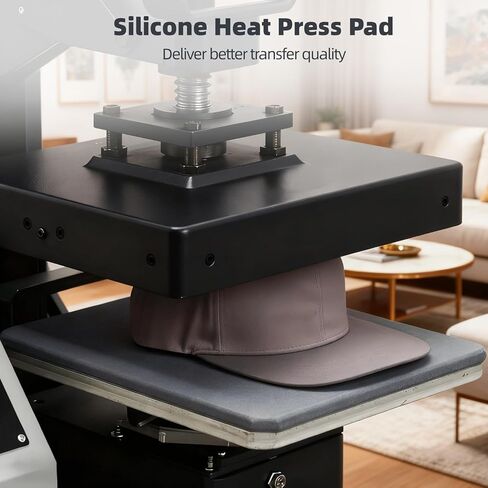 3 Pack Silicone Heat Press Pad, Gray Mini Heat Press Mat 4 x 8 in, Pressure-Absorbing Foam Core Pad, Cuttable Heat Resistant Mat for Hat Press HTV Vinyl Transfer, Sublimation Crafts in Kuwait