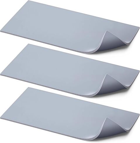 3 Pack Silicone Heat Press Pad, Gray Mini Heat Press Mat 4 x 8 in, Pressure-Absorbing Foam Core Pad, Cuttable Heat Resistant Mat for Hat Press HTV Vinyl Transfer, Sublimation Crafts in Kuwait