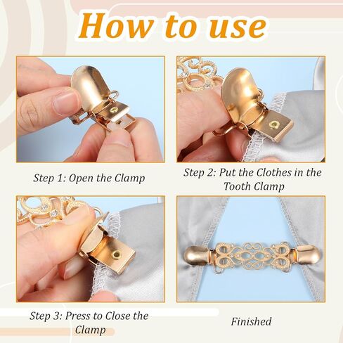 3Pcs Cinch Clip Set: Waist Cincher Clip & Pant Waist Tightener - Retro Dress Cinch Clips, Shirt Clip Retro Dress Cinch Clips for Shawl,Cardigan,Sweater,Clothes & Pant Tightener Clip for Women(Classic) in Saudi Arabia
