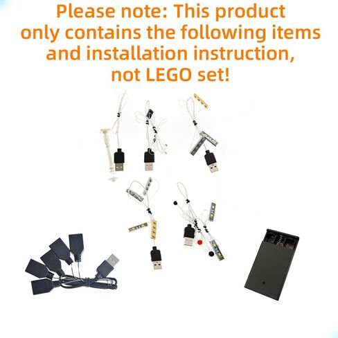 LED Light Kit Compatible with Lego Police Station - Lighting Set for Creator 10278 Building Model (Model Set Not Included) in Saudi Arabia