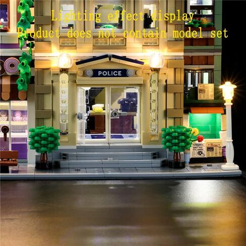 LED Light Kit Compatible with Lego Police Station - Lighting Set for Creator 10278 Building Model (Model Set Not Included) in Saudi Arabia