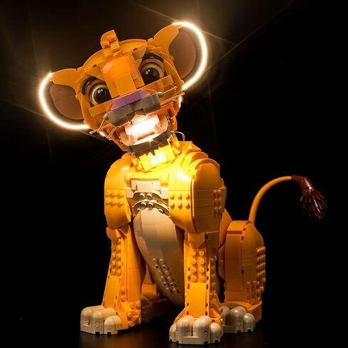 LED Light Kit Compatible with Lego Young Simba The Lion King - No Models Only Light, Creative Lighting Set Accessories Compatible with Lego 43247 Set (Standard Version) in Saudi Arabia