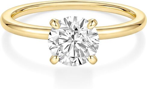 EAMTI 1.5CT 925 خواتم الخطبة من الفضة الإسترليني قطع مستديرة سوليتير مكعب زركونيا تشيكوسلوفاكيا خواتم وعد الزفاف لعصابات الزفاف للنساء مقاس 3-13 in Saudi Arabia