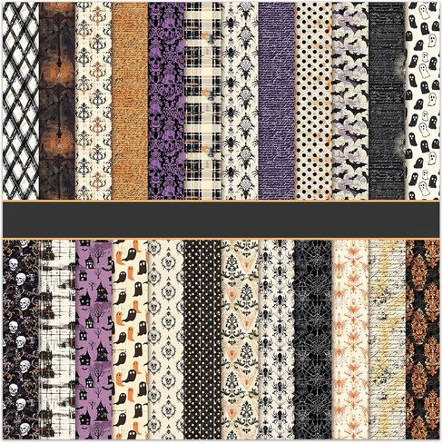 12 × 12 بوصة لوحة ورق قصاصات زهور عتيقة، 24 ورقة ملونة بنمط فني جماليات طباعة زهور DIY مجمعة للحرف اليدوية لألبوم الصور المجلات بطاقة مطوية مواد تغليف الهدايا in Kuwait