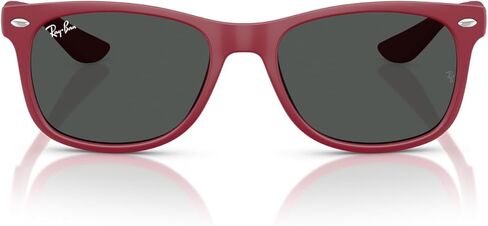 Ray-Ban Junior RJ9052S New Wayfarer Square Sunglasses, Black/Light Grey Gradient Dark Grey, 48 mm in Kuwait