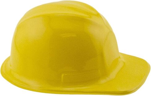 Ifavor123 Pack of 12 Birthday Party Dress Up Yellow Soft Plastic Construction Novelty Hats in Kuwait