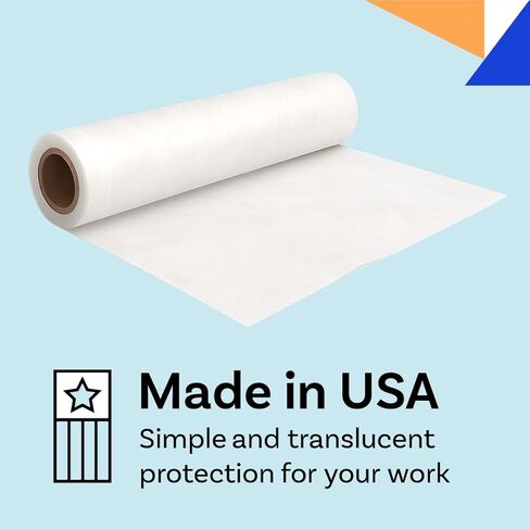 Glassine Paper Roll, 36 inch x 300 ft (100 yds), Made in USA, Archival Acid Free Paper for Storage, Artwork, Protection, Baking, Food Packaging and Wrapping, 25 lb Glassine Roll, White in Saudi Arabia