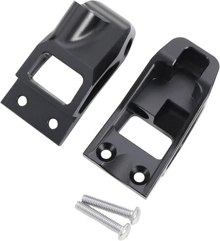 2pcs Aluminum Front Rear Shock Tower Shock Bracket Mount for VP Vanquish VS4-10 Chassis VPS08451 VPS08450 RC Crawler Upgrade Part (Black) in Saudi Arabia