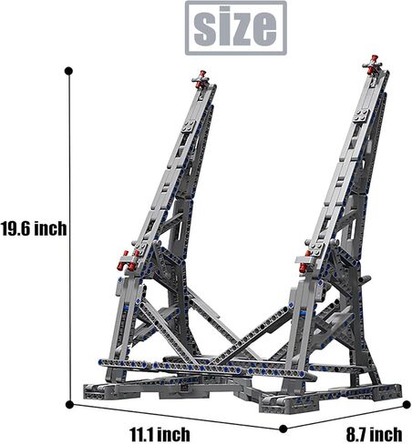 Vertical Display Stand for Millennium Falcon 75192, 410-PCS Sturdy Stand Building Kit, Ideal Gift for 75192 Starship Model Fans & Adults (Stand Only, No 75192 Model Included) in Saudi Arabia
