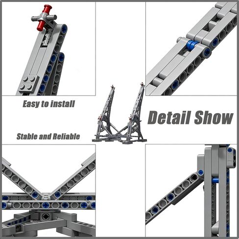 Vertical Display Stand for Millennium Falcon 75192, 410-PCS Sturdy Stand Building Kit, Ideal Gift for 75192 Starship Model Fans & Adults (Stand Only, No 75192 Model Included) in Saudi Arabia
