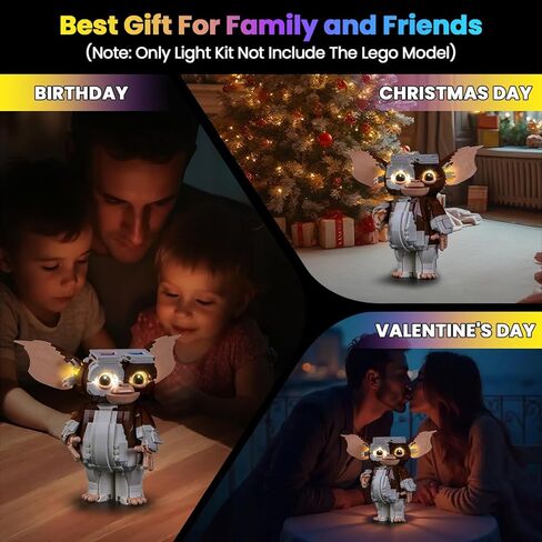 Upgraded Led Light Kit Compatible with Lego Ideas Gremlins Gizmo Building Set, Lights Decoration Compatible with Lego 21361 (Model Not Included) in Saudi Arabia