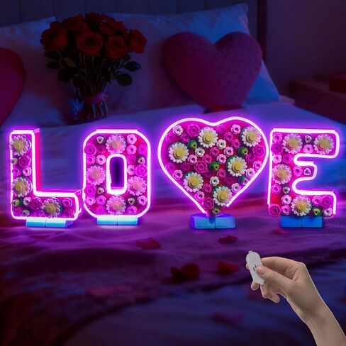 LED Lighting Compatible with Lego Love Letters 40867 Heart Decor - JUST Lights,Light Kit Compatible with Lego 40867 Love Letters,NOT Included The Model in Saudi Arabia