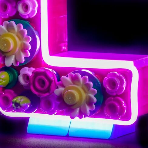 LED Lighting Compatible with Lego Love Letters 40867 Heart Decor - JUST Lights,Light Kit Compatible with Lego 40867 Love Letters,NOT Included The Model in Saudi Arabia