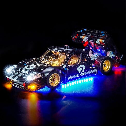 مصباح LED BrickBling متوافق مع Lego Technic 1966 Ford GT40 MKII 42223 - لا يأتي مع السيارة in Saudi Arabia
