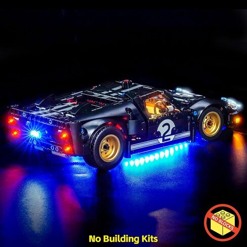 مصباح LED BrickBling متوافق مع Lego Technic 1966 Ford GT40 MKII 42223 - لا يأتي مع السيارة in Saudi Arabia