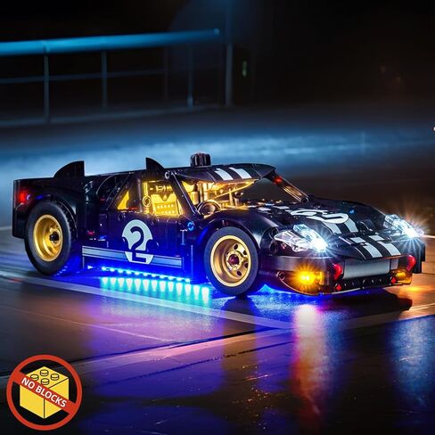 مصباح LED BrickBling متوافق مع Lego Technic 1966 Ford GT40 MKII 42223 - لا يأتي مع السيارة in Saudi Arabia