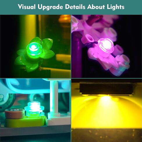 LED Light Kit Compatible with Lego 42618 Heartlake City Café - No Models Only Light, Creative Lighting Set Accessories Compatible with Lego 42618 Heartlake City Café Set in Saudi Arabia