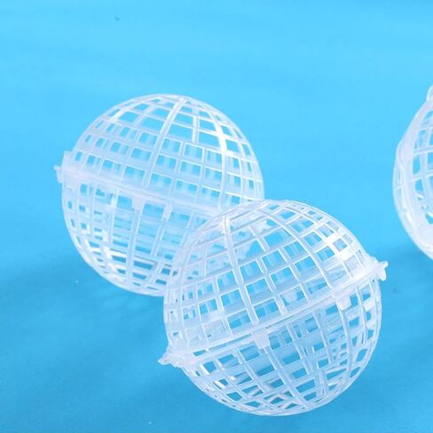 10 Pack Aquarium Filter Media Holder Container Cage Floating Ball Box for Ceramic Bio Balls Biological Material Remover Fish Tank Sphere Bio Media Rings Activated Carbon Pellets Blocks in Saudi Arabia