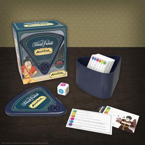 Trivial Pursuit: Avatar The Last Airbender, Quick Play Edition Trivia Board Game, Test Your Knowledge of Avatar Lore with 600 Questions in 6 Categories, Officially Licensed Nickelodeon Merchandise in Saudi Arabia