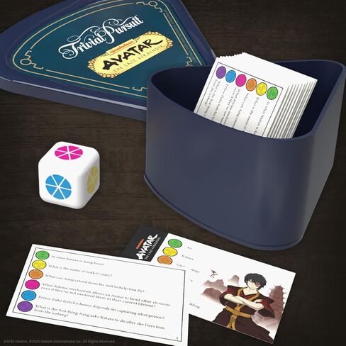 Trivial Pursuit: Avatar The Last Airbender, Quick Play Edition Trivia Board Game, Test Your Knowledge of Avatar Lore with 600 Questions in 6 Categories, Officially Licensed Nickelodeon Merchandise in Saudi Arabia