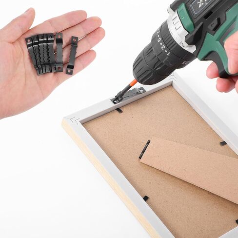 251 Pcs Frame Hanging Kit Sawtooth Picture Hangers Heavy Duty Frame Hangers with Screws Black Frames Mounting Hardware for Frame, Painting, Art, Photo in Saudi Arabia