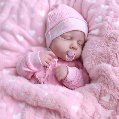 MRB Lifelike Reborn Baby Dolls -20 inch Realistic Newborn Baby Dolls, Soft Vinyl and Cloth Body Real Life Baby Dolls Girl with Accessories Birthday Gift for Kids Age 3 + in Saudi Arabia