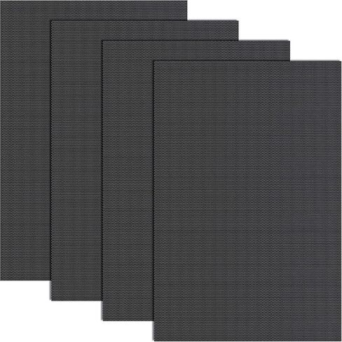 4 Sheets Black Fursuit Eyes Mesh, 0.5mm Waterproof Printable Blank Eye Mesh, PVC Blank Canvas Sheet for Furry Cosplay Props Fursuits Handicrafts Doll Making in Saudi Arabia