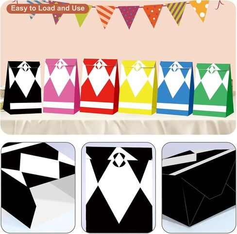 Casagete 24pcs Party Bags Birthday Party Favors Bags for Girls Goodie Bags for Kids Birthday Party(6X3.14X8.3inch) in Saudi Arabia