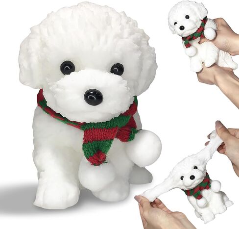 Big Taba Squishy, Cute Teddy Dog Squishy Toys, Handmade Ultra Soft Squishy Fidget Toys, Silicone Squeeze Toys for Kids & Adults, Stress Relief Gifts for Relaxation & Sensory Play in Kuwait