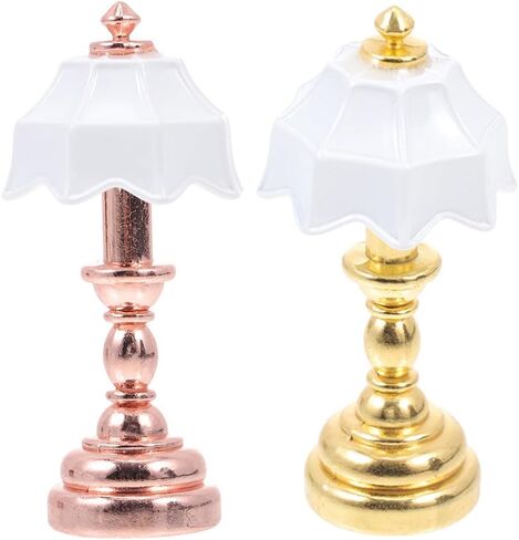 مصباح بيت الدمى المصغر من تويفيان: مصباح أرضي صغير يعمل بالبطارية بمقياس 1 12 بدون ضوء العمل ملحقات بيت الدمى نموذج ضوء الطاولة للحرف اليدوية in Kuwait