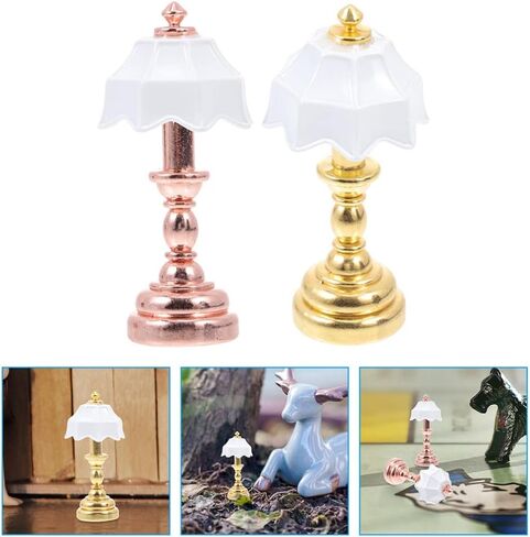 مصباح بيت الدمى المصغر من تويفيان: مصباح أرضي صغير يعمل بالبطارية بمقياس 1 12 بدون ضوء العمل ملحقات بيت الدمى نموذج ضوء الطاولة للحرف اليدوية in Kuwait