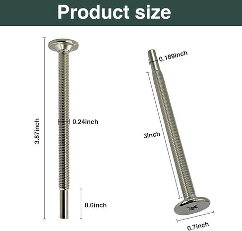 Under-Cabinet Installation Microwave Flat-Head Bolts DE60-20066A, Replacement for Samsung kit PS4226718 AP4219712 2079902, Compatible with GE, Kenmore, Maytag microwaves, 2 Pieces per Set. in Saudi Arabia