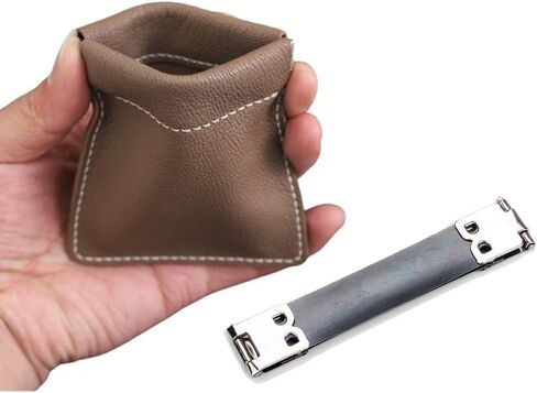 15 Pack Pocket Cosmetic Bag Internal Flex Frame Kiss Clasp Replacement Small Makeup Bag Self-Closing Spring Snaps for Lambskin Snap Closure Pouches Leather Squeeze Coin Purse Mini Organizer in Saudi Arabia