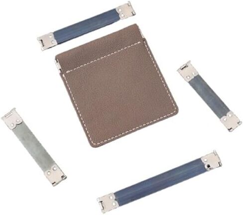 15 Pack Pocket Cosmetic Bag Internal Flex Frame Kiss Clasp Replacement Small Makeup Bag Self-Closing Spring Snaps for Lambskin Snap Closure Pouches Leather Squeeze Coin Purse Mini Organizer in Saudi Arabia
