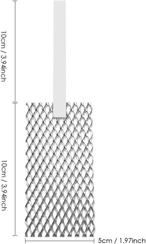 Kodrily Platinized Mesh, 1Pcs Anode Rhodium Jewelry Plating Mesh Tool with Handle, 7.87 x 1.97 Inch Plating Plater Tool Parts for Jewelry Making in Saudi Arabia