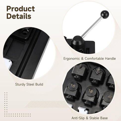 OMISTAR Professional Jewelry Ring Bender Kit, Multi-Functional Ring Maker with Nylon Dies and Ring Sizer Measuring Tool, Ring Making Kit for DIY Jewelry Making in Saudi Arabia