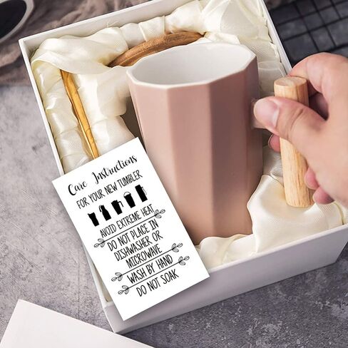 50 Care Instruction Cards Tumbler, Care Instructions for Tumbler Insert for Small Business, Care Instruction Cards for Cups, Small Online Shop Package Insert Tumbler Care Instruction Card. in Saudi Arabia
