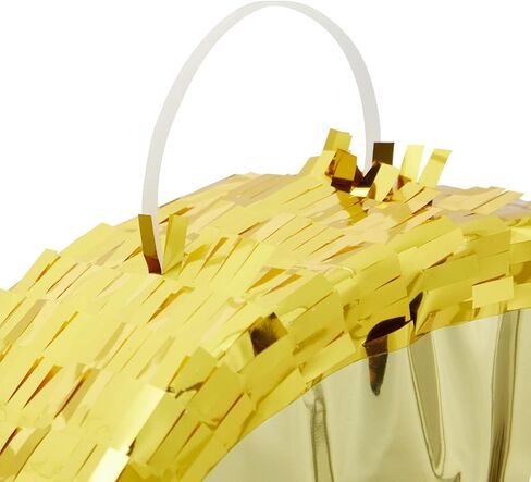 Juvale Gold Foil Number 3 Pinata - حامل حلوى وألعاب واسع بيناتا عيد الميلاد - ديكور حفلات قابل للتعليق - 11.1 × 2.9 × 16.1 بوصة، ورق، ذهبي in Kuwait