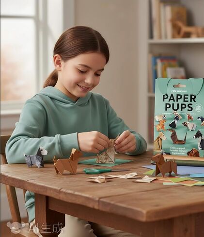 Handmade DIY Paper dog Models Which can be Folded into various dog Shapes meet the needs of Handcrafting and Decoration Suitable for adult and Children s Parent-Child activities (50 pieces) in Saudi Arabia