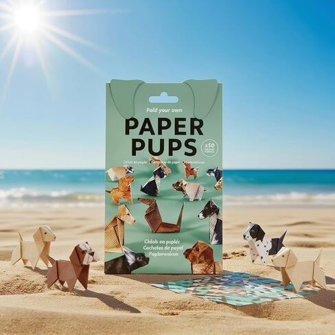 Handmade DIY Paper dog Models Which can be Folded into various dog Shapes meet the needs of Handcrafting and Decoration Suitable for adult and Children s Parent-Child activities (50 pieces) in Saudi Arabia