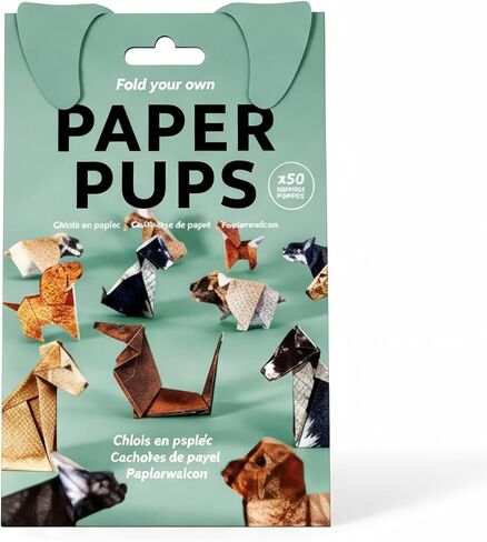 Handmade DIY Paper dog Models Which can be Folded into various dog Shapes meet the needs of Handcrafting and Decoration Suitable for adult and Children s Parent-Child activities (50 pieces) in Saudi Arabia