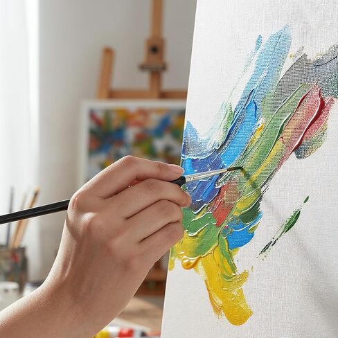 SHENLIU 11 Pack Detailing Paint Brush, Micro Outlining Paint Brushes, Fine Art Brush Set for Detailing Small Scale Models Art Stroke Watercolor Oil Face Nail Line Drawing by Numbers Kit(Plastic) in Saudi Arabia