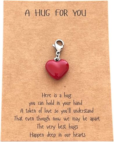 Red Heart Clip on Charms Solid Stainless Steel Heart Charms with Lobster Claps for DIY Necklace Bracelet in Saudi Arabia