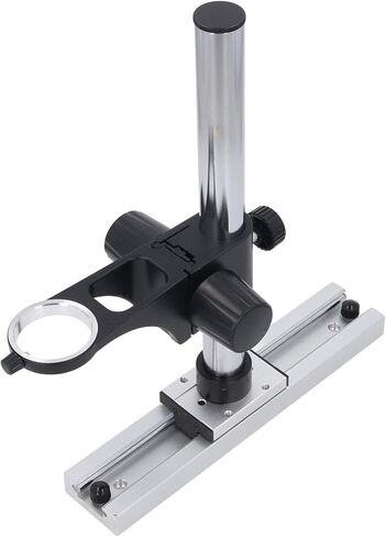 Walfront Adjustable Microscope Stand, Aluminum Alloy and Steel, High Stability for USB Digital Microscopes, 300mm Height for Labs and Home Use in Saudi Arabia