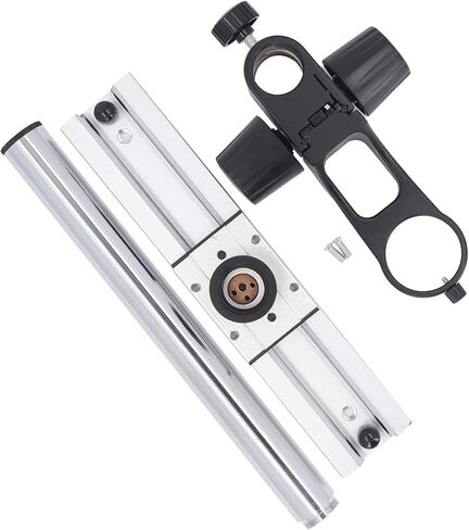 Walfront Adjustable Microscope Stand, Aluminum Alloy and Steel, High Stability for USB Digital Microscopes, 300mm Height for Labs and Home Use in Saudi Arabia