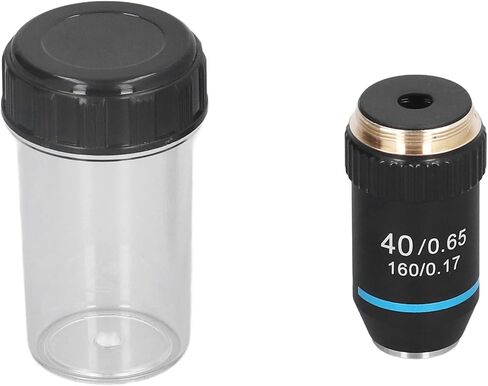 CHICIRIS 40X High Magnification Achromatic Microscope Objective Lens with Coating for Brighter Images, for StudyWorkResearch in Saudi Arabia