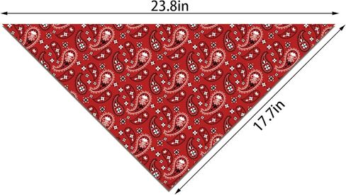 Western Cowboy Dog Bandana Wild West Rodeo Themed Adjustable Triangle Bibs Dogs Scarf for Small Medium Large Pets in Saudi Arabia