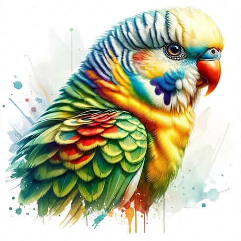 Anuver Parrot Diamond Art Kits for Adults, Full Drill Diamond Painting for Beginners, 5D Gem Art for Home Wall Decor, 12x12 Inch in Saudi Arabia