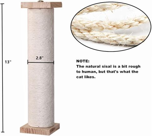 SHENGOCASE 2-Pack Cat Scratching Post for Crate Cage, Cage Mounted Scratching Post with Self Groomer and Massager, Cat Kennel Playpen Accessories in Saudi Arabia