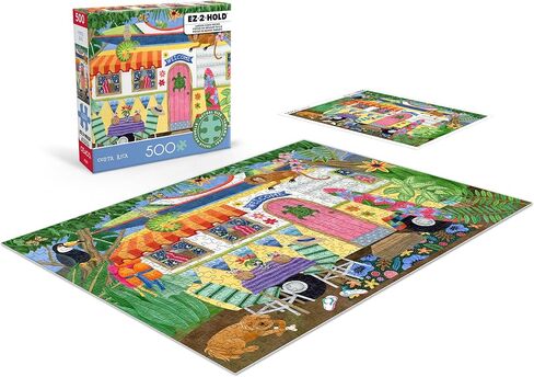 Ceaco - EZ 2 Hold - Stephanie Peterson Jones - Costa Rica - 500 Piece Puzzle for Adults - Challenging and Perfect for Game Nights - Finished Puzzle Size 21.25 x 15 in Saudi Arabia